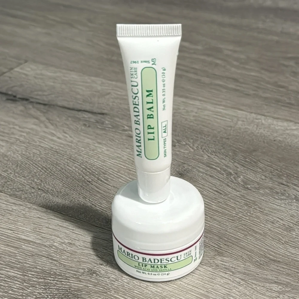 Mario Badescu Lip Care Duo Lip Mask Lip Balm Set New